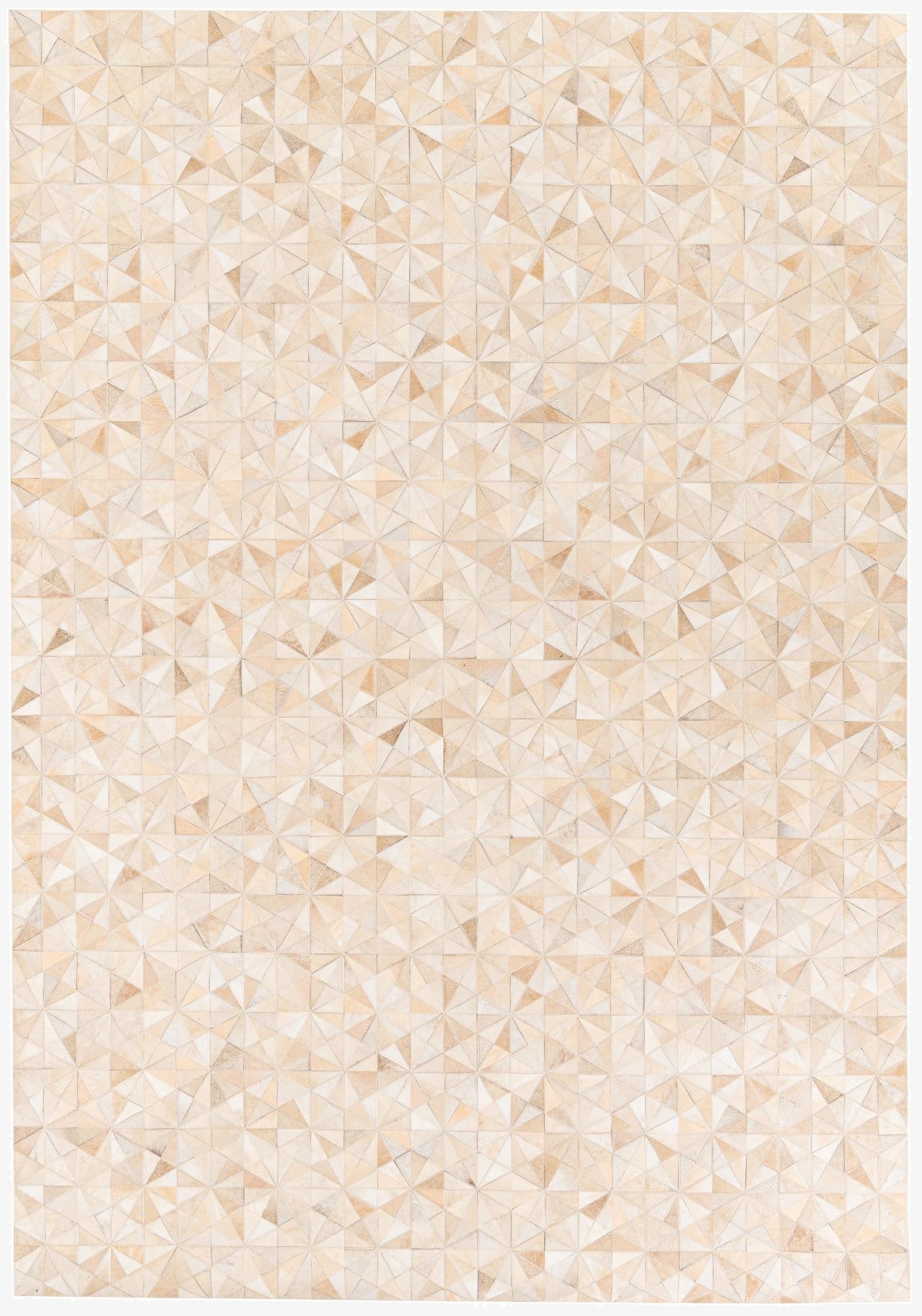  6' 9 x 9' 8 Cowhide Stocks Rug