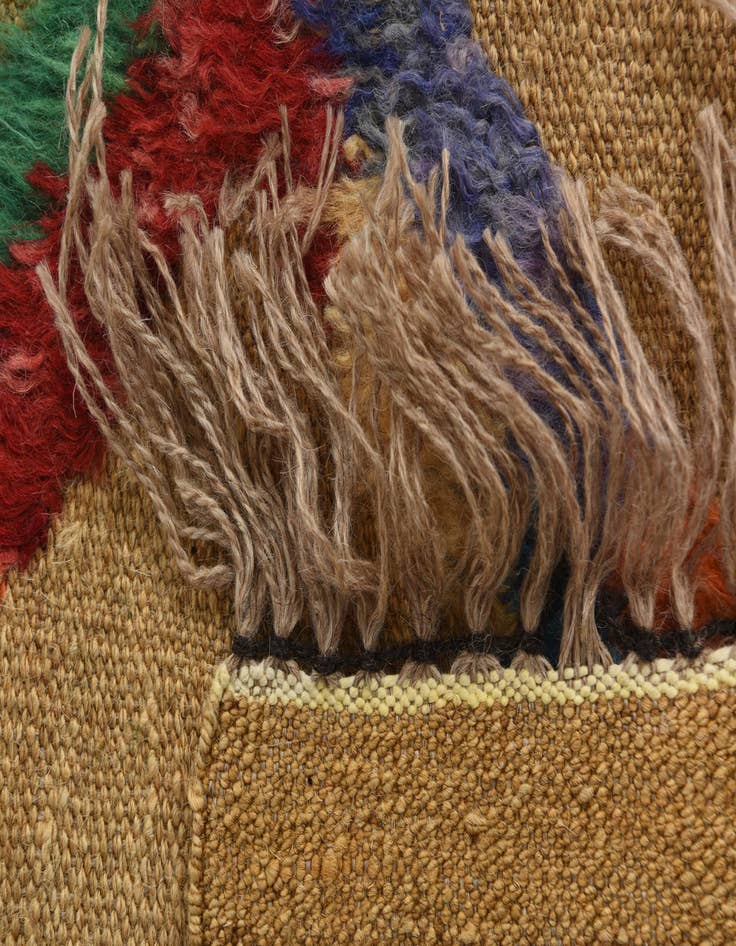 Detail image of  5' x 6' 9  Hand Knotted Darya Wool Rug