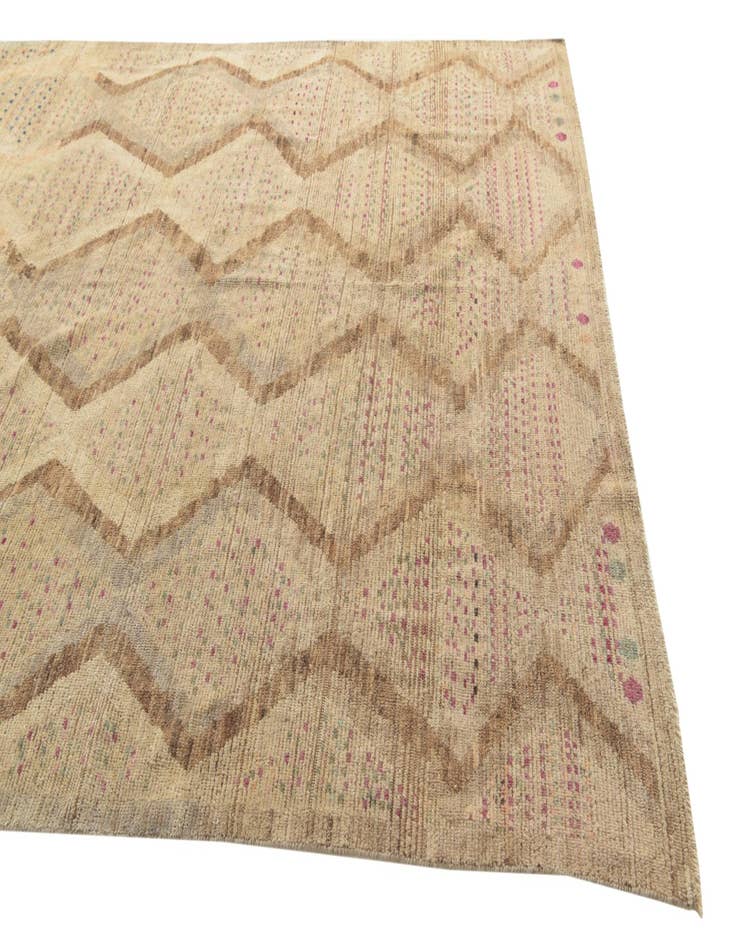 Detail image of  7' 9 x 10'  Hand Knotted Darya Wool Rug