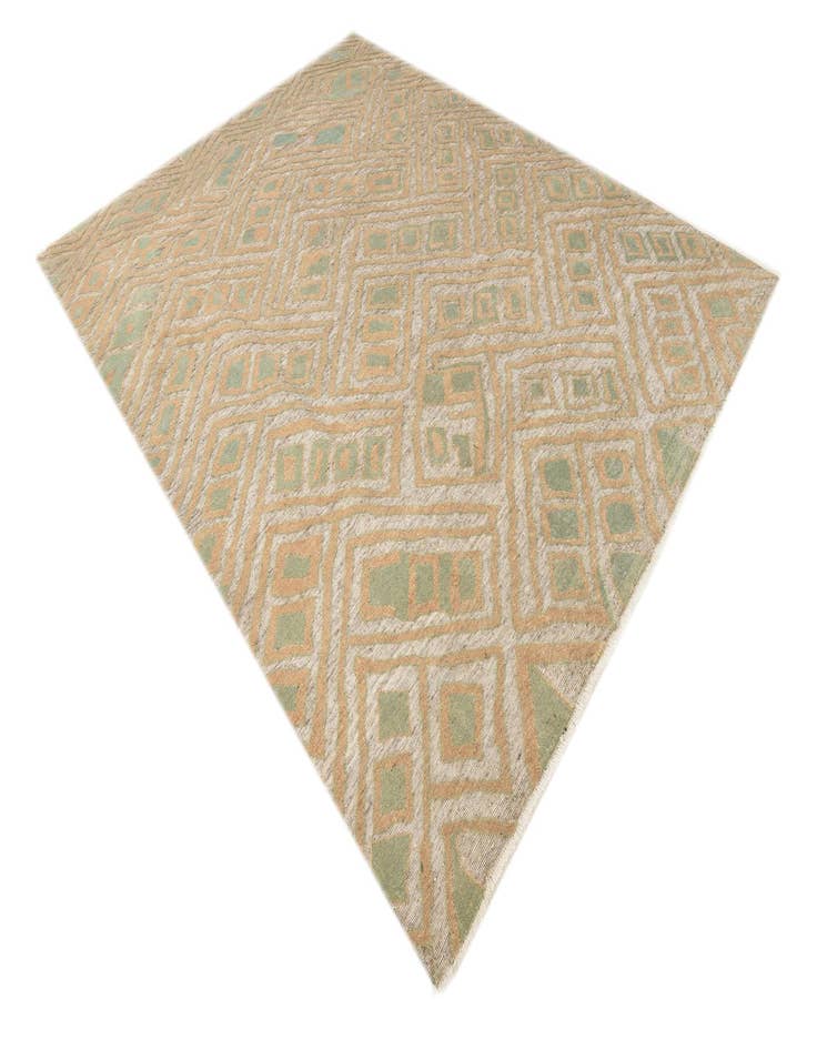 Detail image of  7' 11 x 10' 6  Hand Knotted Darya Wool Rug