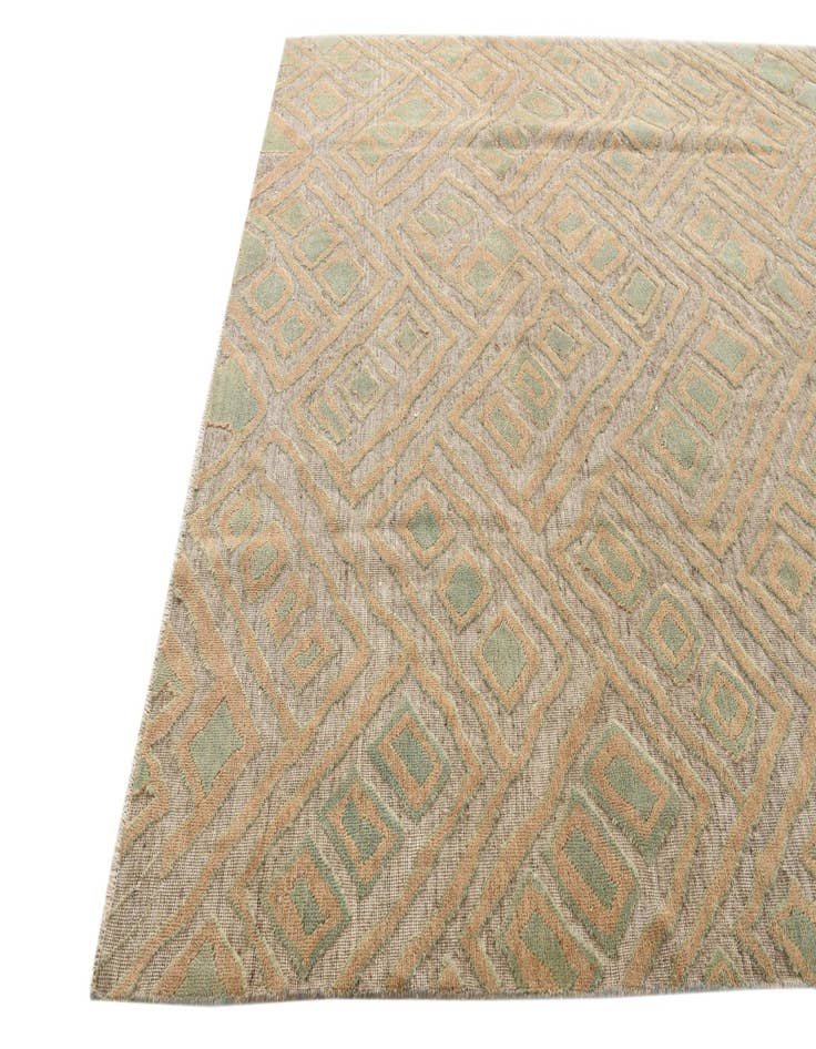 Detail image of  7' 11 x 10' 6  Hand Knotted Darya Wool Rug