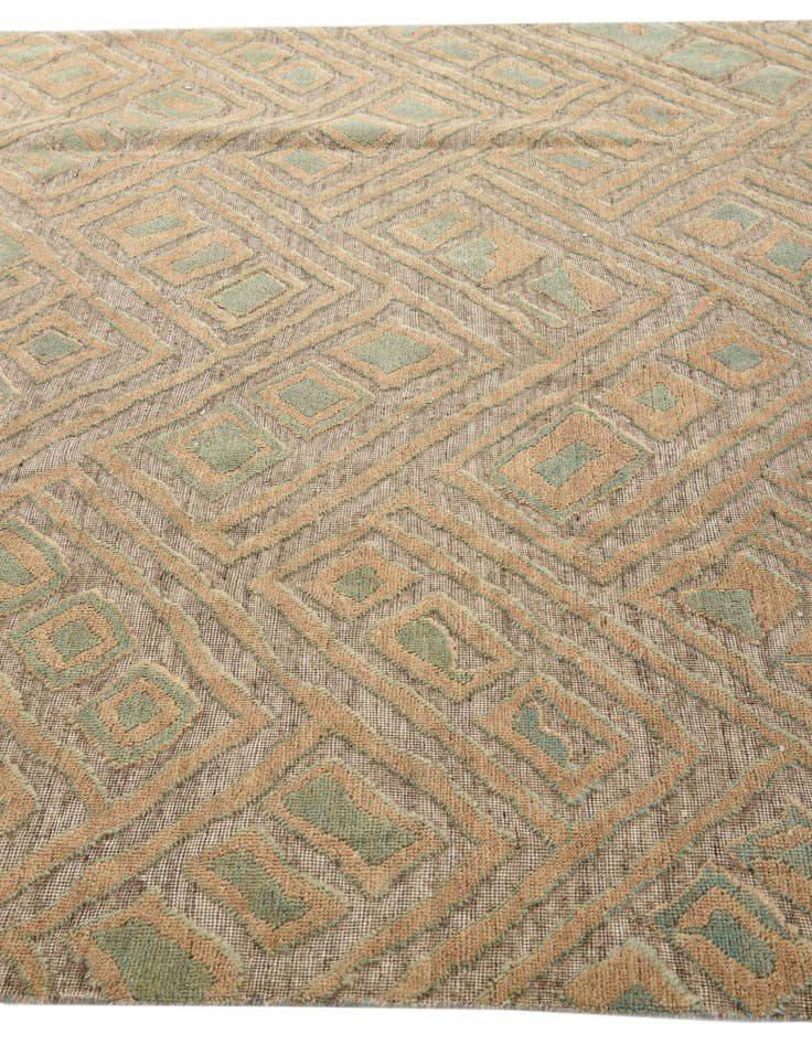 Detail image of  7' 11 x 10' 6  Hand Knotted Darya Wool Rug