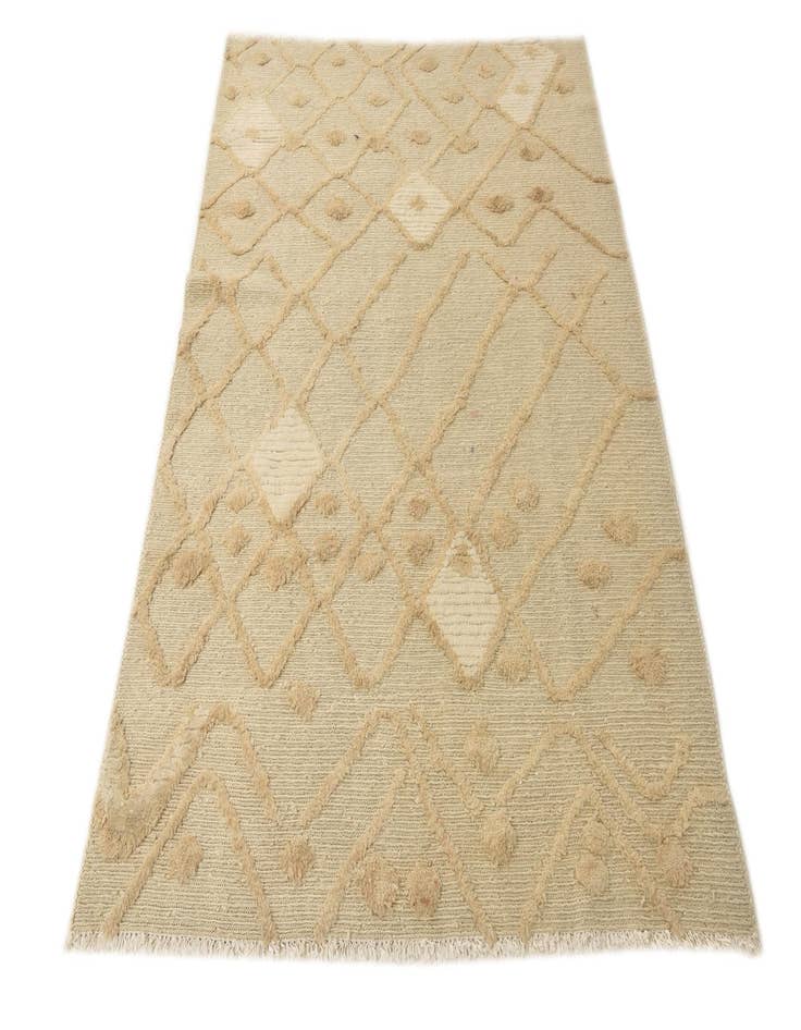 Detail image of  4' 6 x 6' 2  Hand Knotted Darya Wool Rug