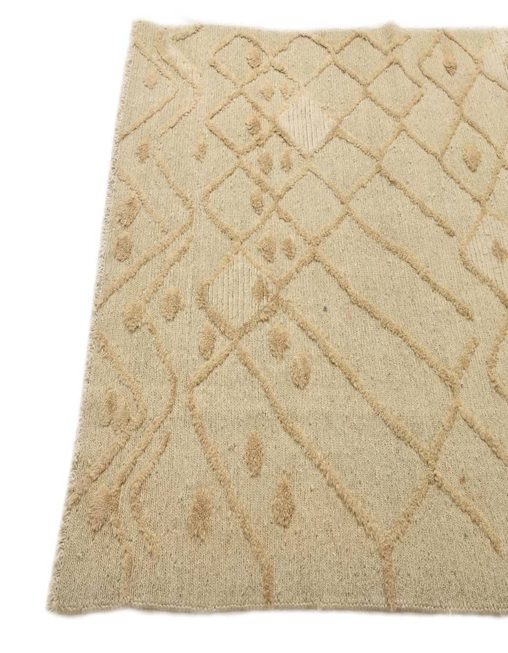 Detail image of  4' 6 x 6' 2  Hand Knotted Darya Wool Rug