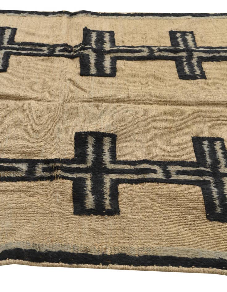 Detail image of  4' 8 x 7' 1  Hand Knotted Darya Wool Rug