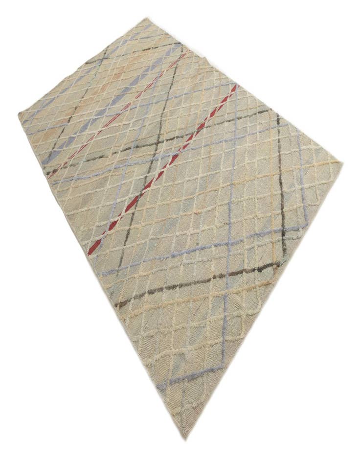 Detail image of  5' 5 x 8' 6  Hand Knotted Darya Wool Rug