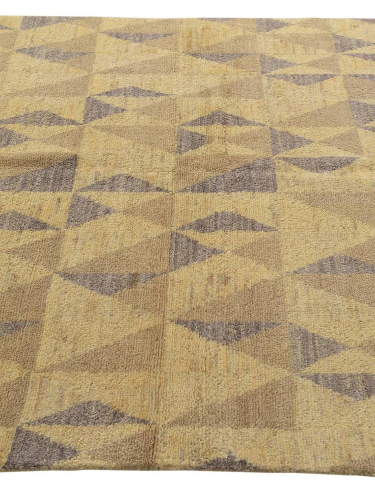 Detail image of  5' 7 x 8'  Hand Knotted Darya Wool Rug