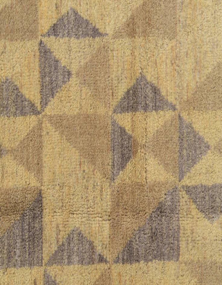 Detail image of  5' 7 x 8'  Hand Knotted Darya Wool Rug