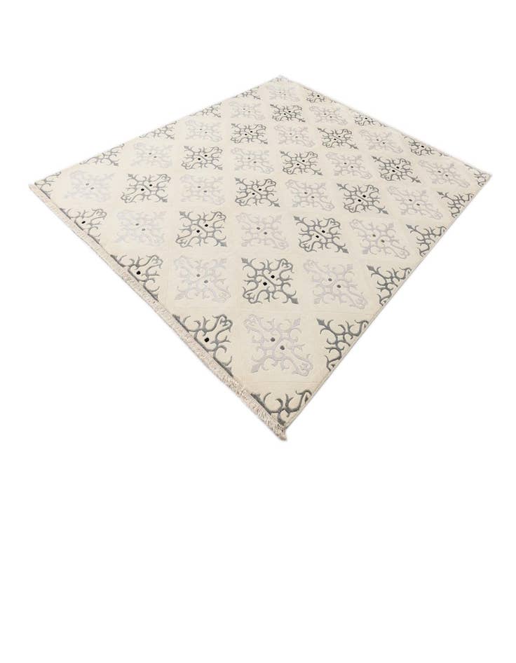 Detail image of  8' x 9' 9  Hand Knotted Darya Wool Rug