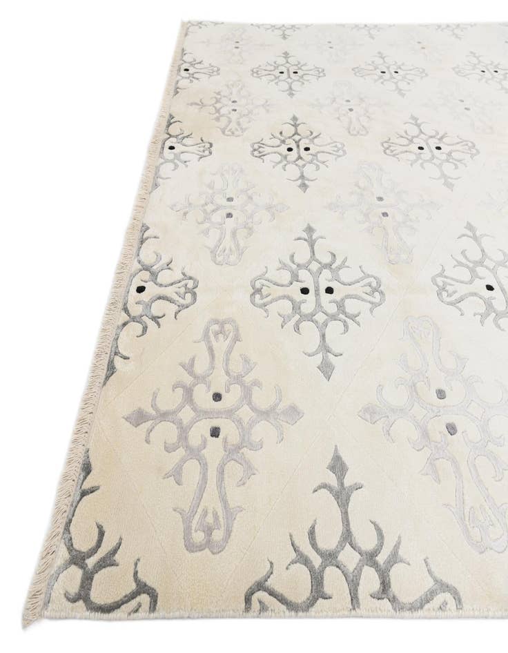 Detail image of  8' x 9' 9  Hand Knotted Darya Wool Rug