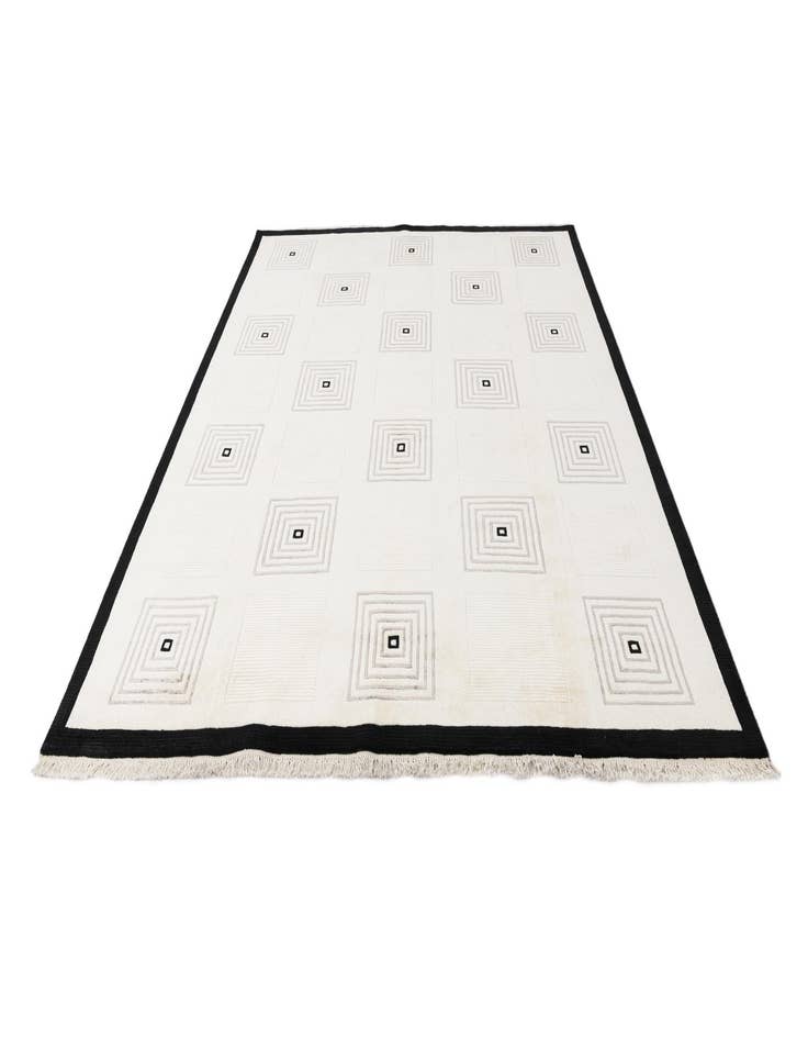 Detail image of  7' 10 x 10'  Hand Knotted Darya Wool Rug