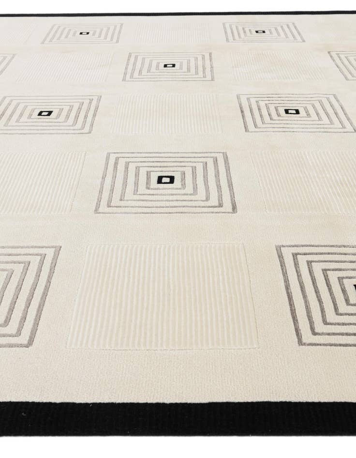 Detail image of  7' 10 x 10'  Hand Knotted Darya Wool Rug