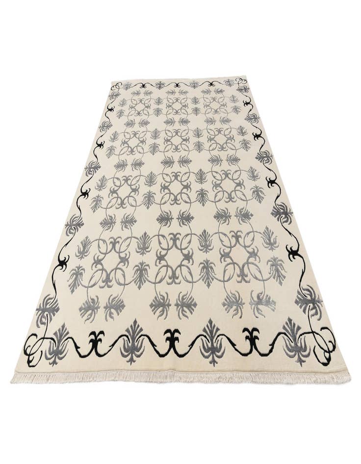 Detail image of  7' 10 x 9' 10  Hand Knotted Darya Wool Rug