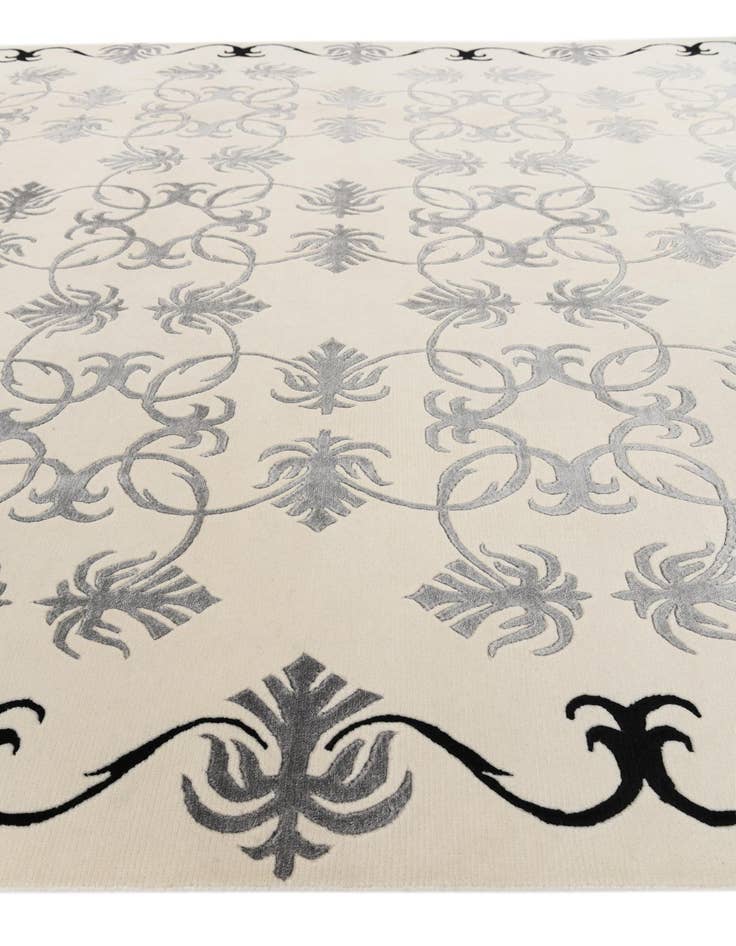 Detail image of  7' 10 x 9' 10  Hand Knotted Darya Wool Rug