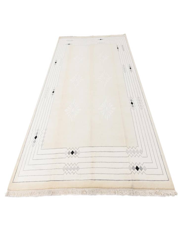 Detail image of  8' x 10'  Hand Knotted Darya Wool Rug