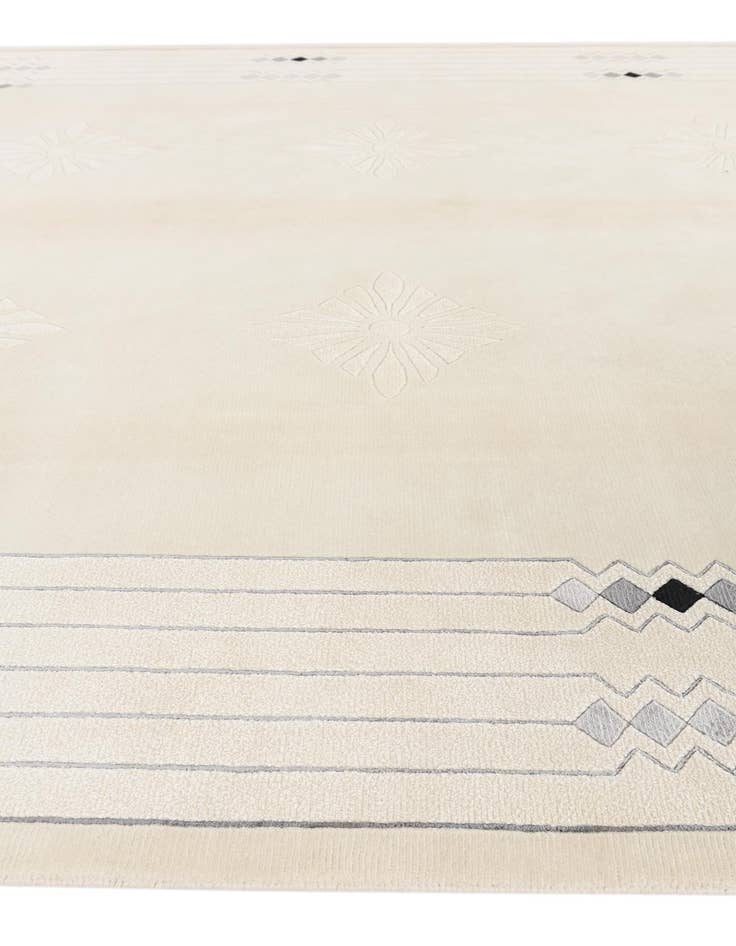 Detail image of  8' x 9' 11  Hand Knotted Darya Wool Rug