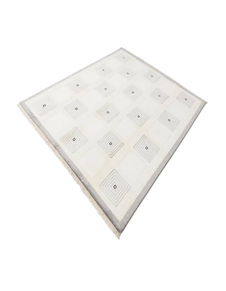 Detail image of  7' 10 x 9' 9  Hand Knotted Darya Wool Rug