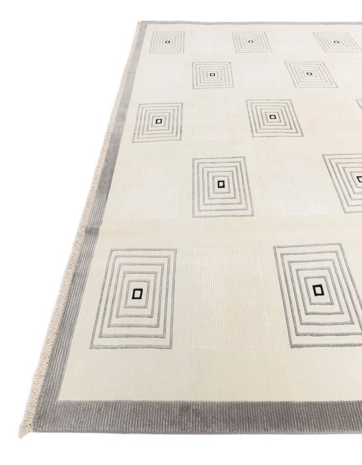 Detail image of  7' 10 x 9' 9  Hand Knotted Darya Wool Rug