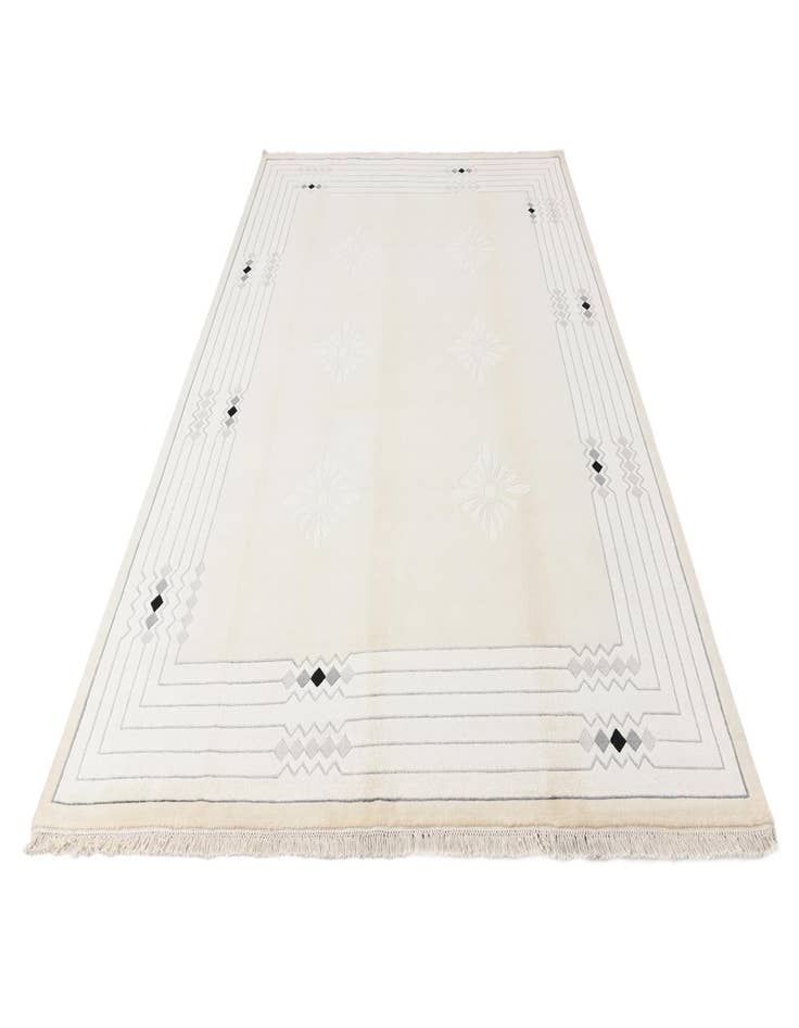 Detail image of  8' x 9' 11  Hand Knotted Darya Wool Rug