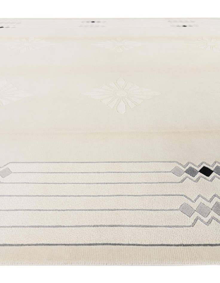 Detail image of  8' x 9' 11  Hand Knotted Darya Wool Rug