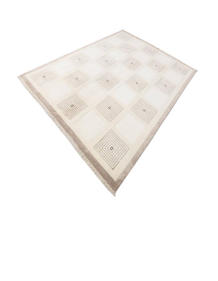 Detail image of  8' 1 x 11' 6  Hand Knotted Darya Wool Rug