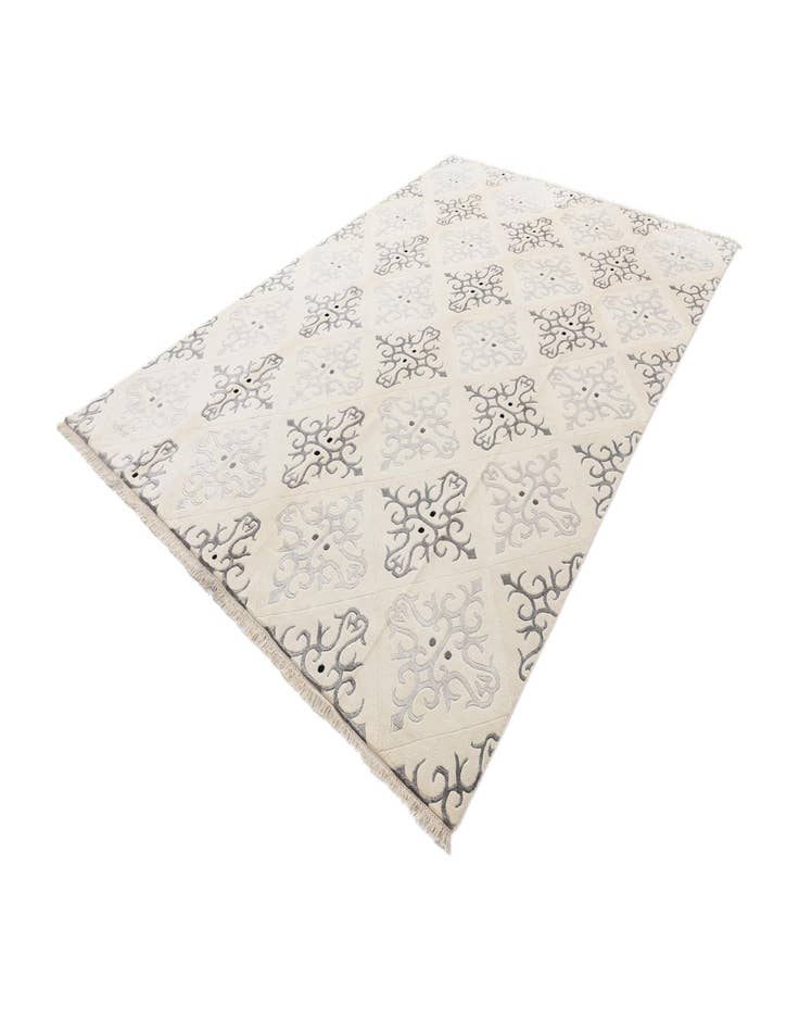 Detail image of  8' 1 x 11' 3  Hand Knotted Darya Wool Rug