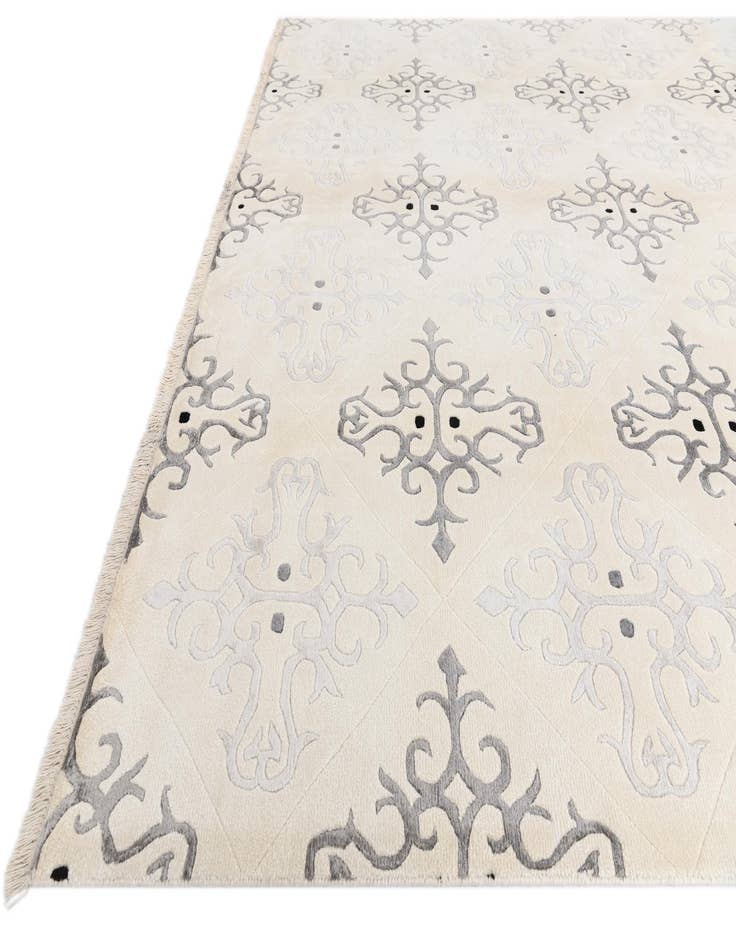 Detail image of  8' 1 x 11' 3  Hand Knotted Darya Wool Rug