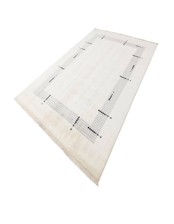 Detail image of  8' 2 x 11' 7  Hand Knotted Darya Wool Rug