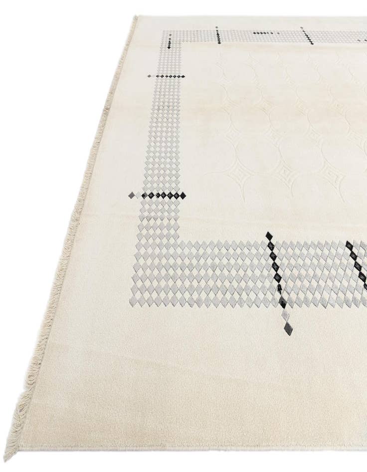 Detail image of  8' 2 x 11' 7  Hand Knotted Darya Wool Rug