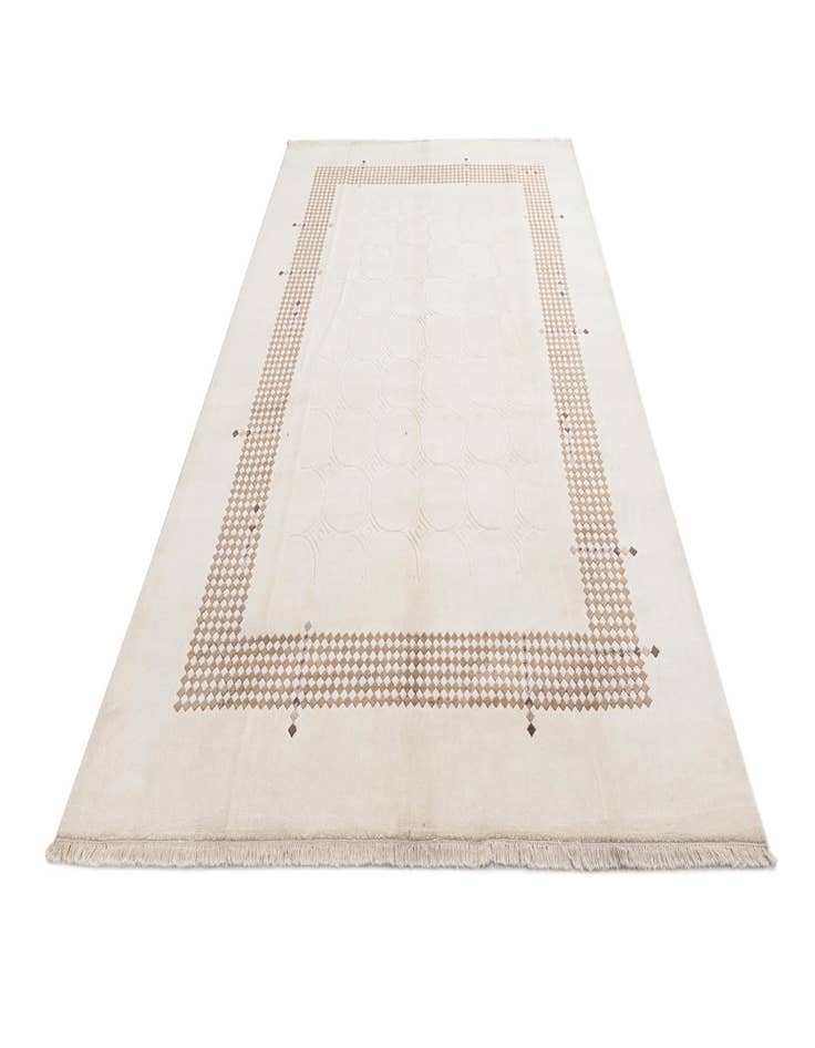 Detail image of  8' x 11' 3  Hand Knotted Darya Wool Rug