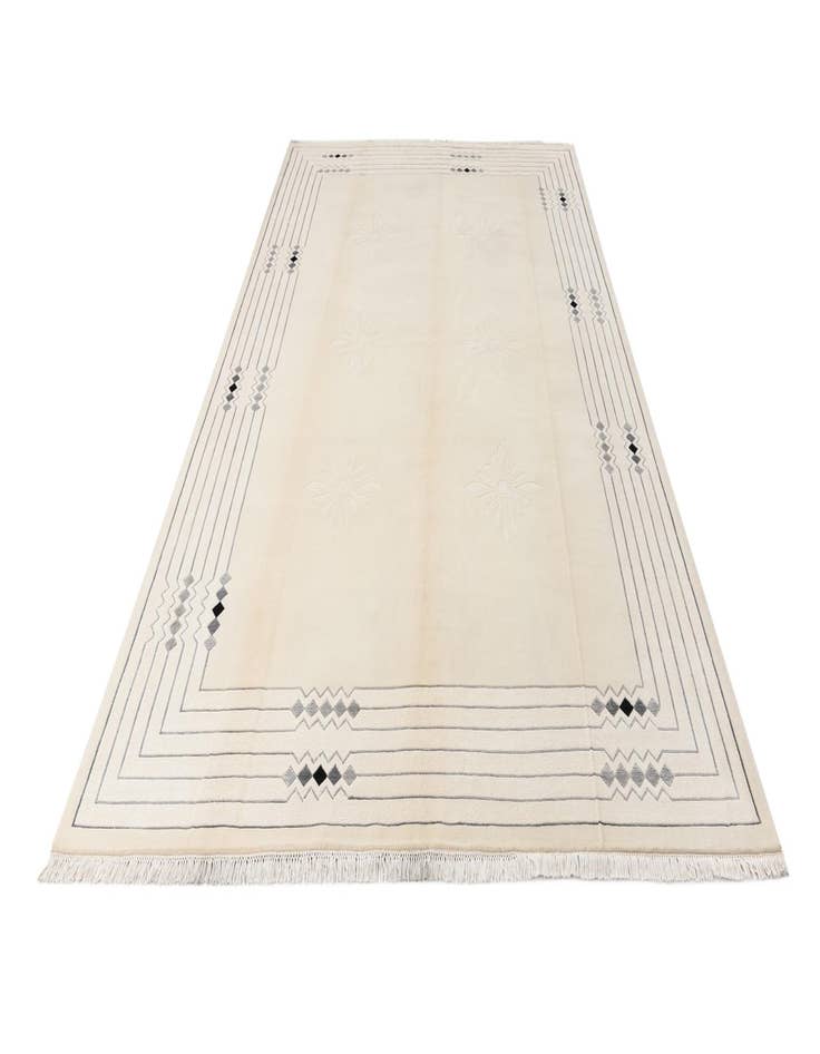 Detail image of  8' 2 x 11' 4  Hand Knotted Darya Wool Rug