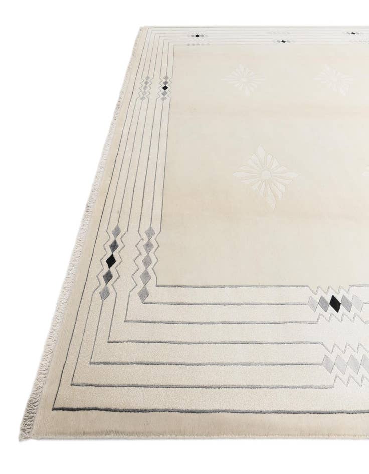 Detail image of  8' 2 x 11' 4  Hand Knotted Darya Wool Rug