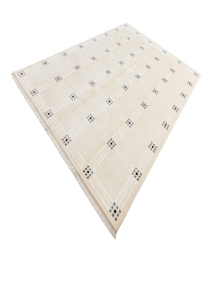 Detail image of  8' 1 x 11' 3  Hand Knotted Darya Wool Rug