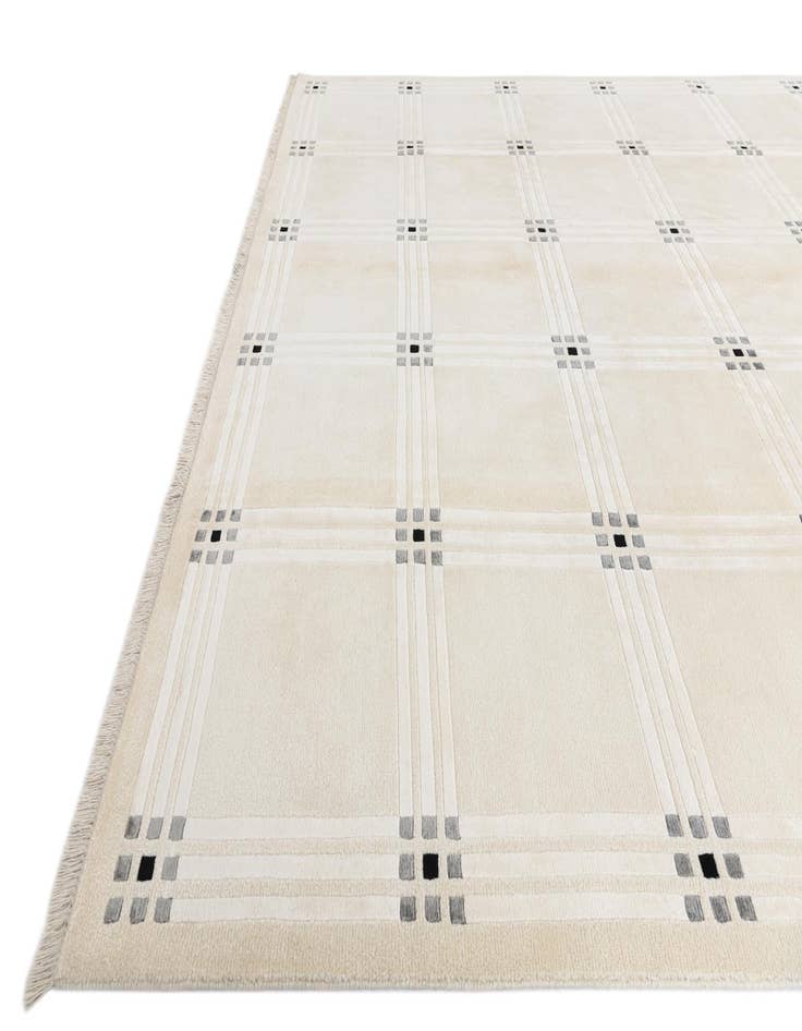 Detail image of  8' 1 x 11' 3  Hand Knotted Darya Wool Rug