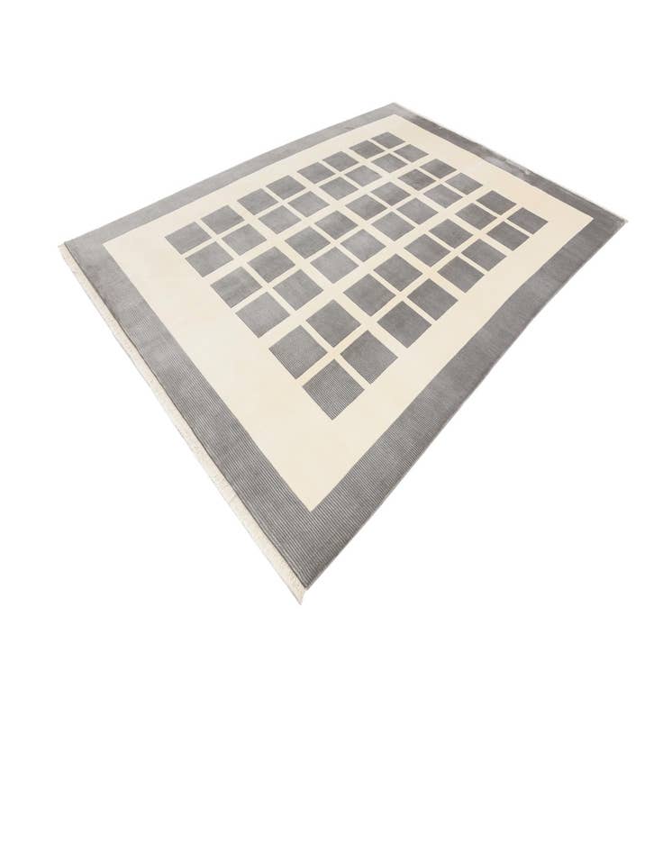 Detail image of  8' x 11' 4  Hand Knotted Darya Wool Rug