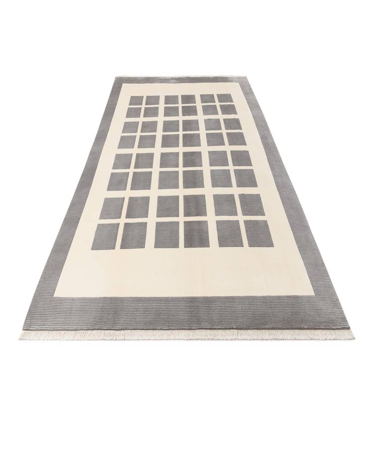 Detail image of  8' x 11' 4  Hand Knotted Darya Wool Rug