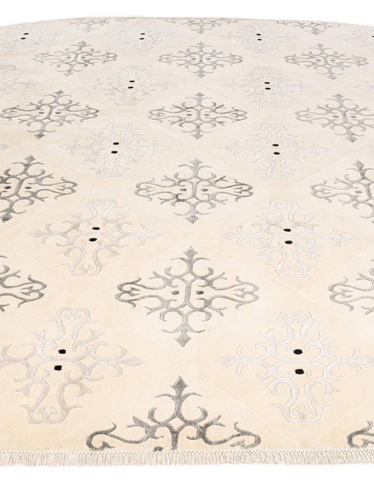 Detail image of  9' 9 x 13' 1  Hand Knotted Darya Rug