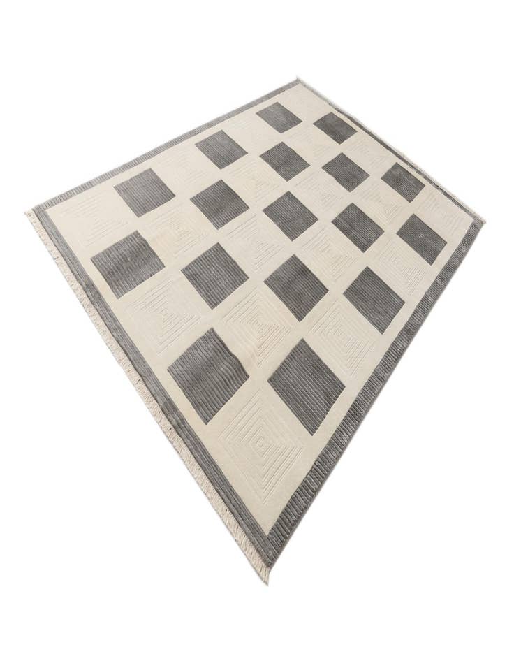 Detail image of  6' 6 x 9' 4  Hand Knotted Darya Wool Rug