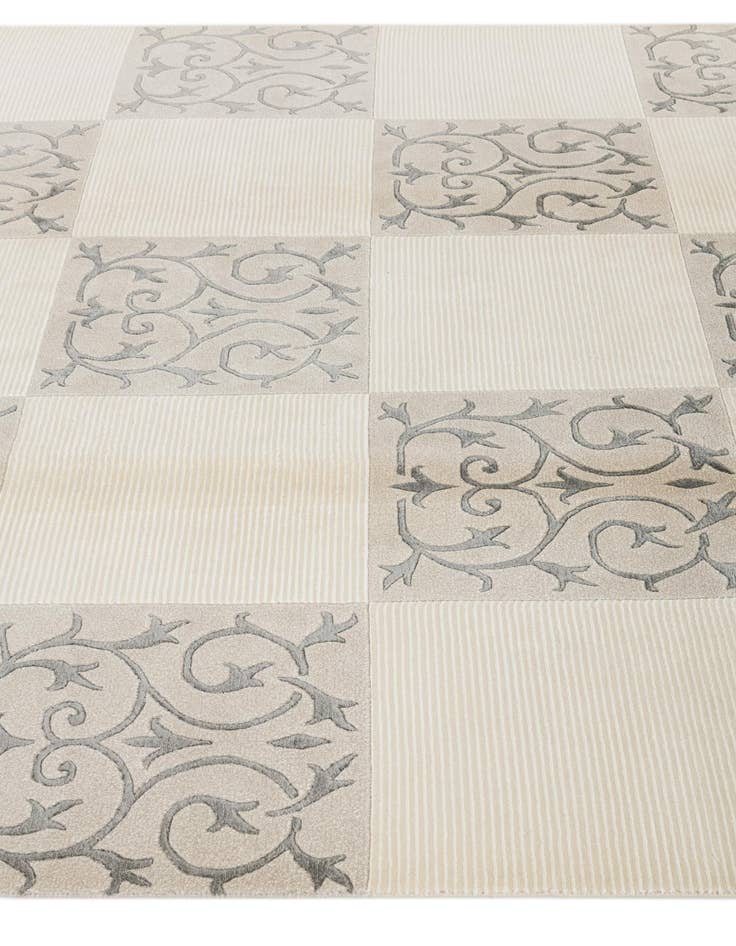 Detail image of  6' 6 x 9' 11  Hand Knotted Darya Wool Rug