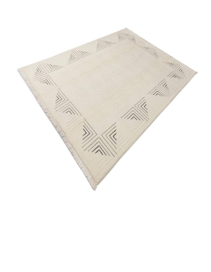 Detail image of  6' 7 x 9' 7  Hand Knotted Darya Wool Rug