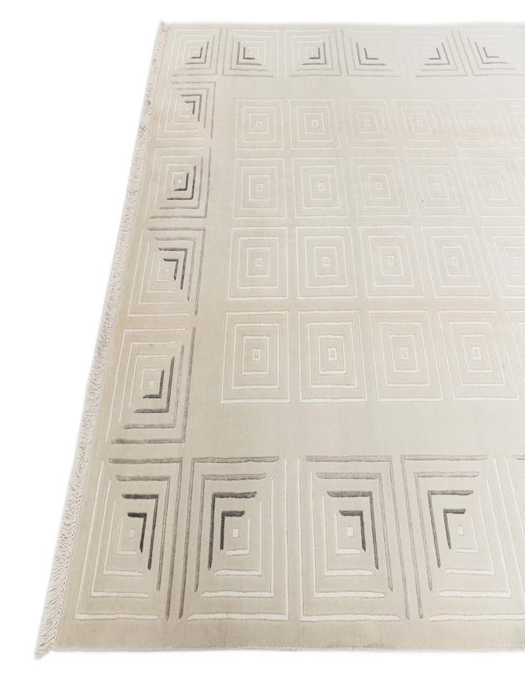 Detail image of  6' 7 x 9' 7  Hand Knotted Darya Wool Rug