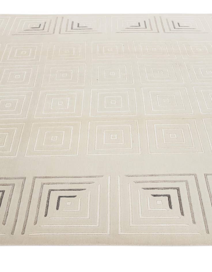 Detail image of  6' 7 x 9' 7  Hand Knotted Darya Wool Rug