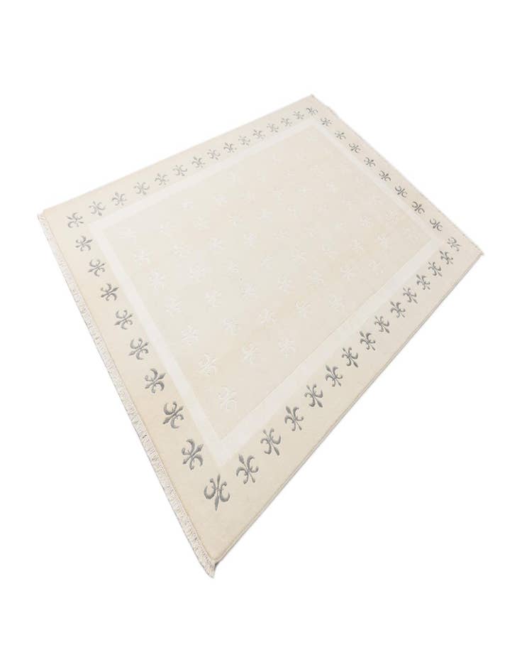 Detail image of  6' 8 x 9' 10  Hand Knotted Darya Wool Rug