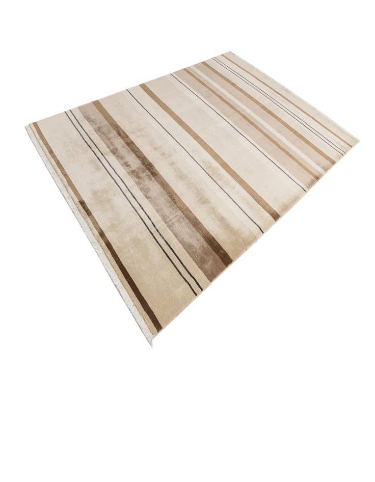 Detail image of  6' 7 x 9' 8  Hand Knotted Darya Wool Rug