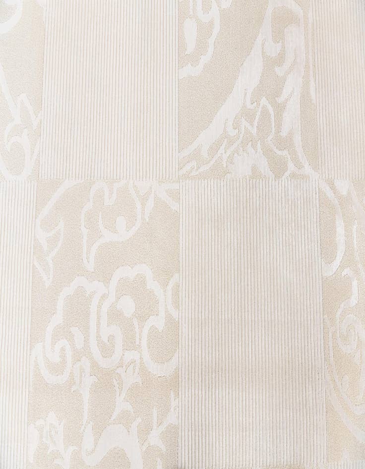 Detail image of  6' 9 x 10'  Hand Knotted Darya Wool Rug