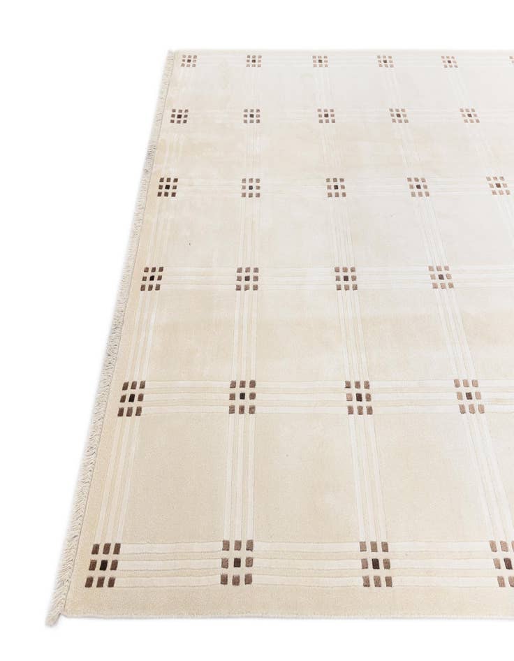 Detail image of  6' 7 x 9' 11  Hand Knotted Darya Wool Rug