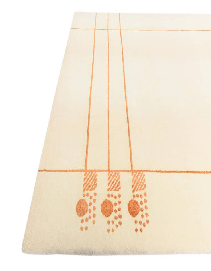 Detail image of  6' 8 x 9' 7  Hand Knotted Darya Wool Rug