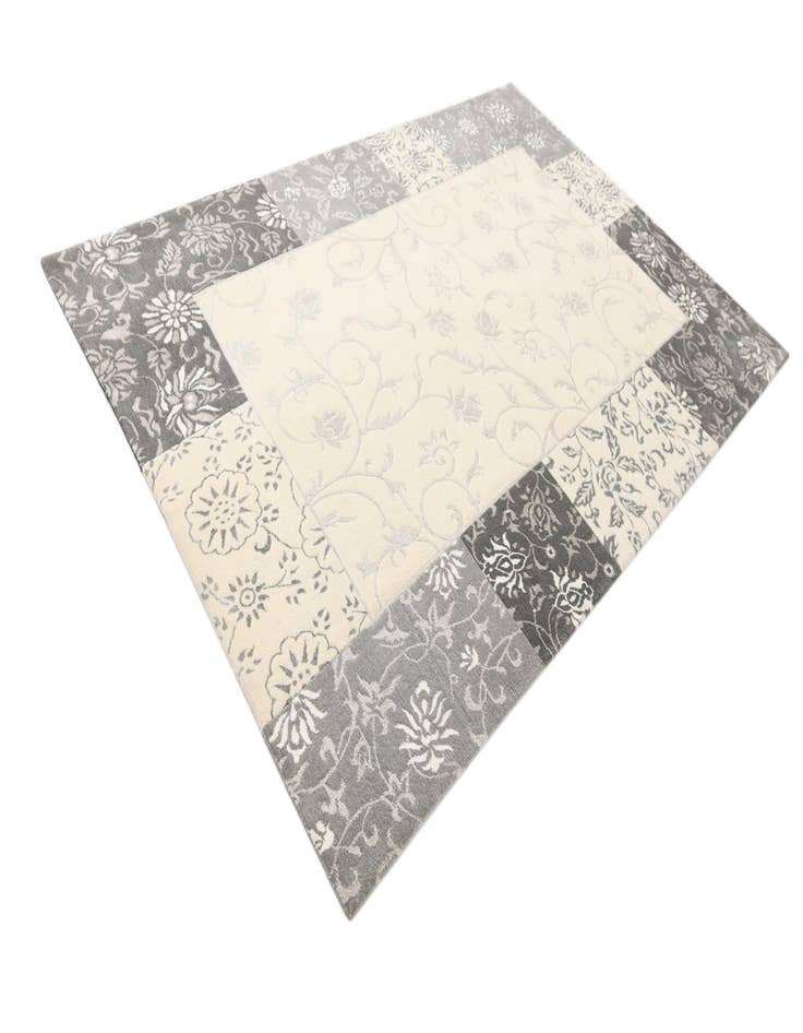 Detail image of  6' 8 x 10' 5  Hand Knotted Darya Wool Rug