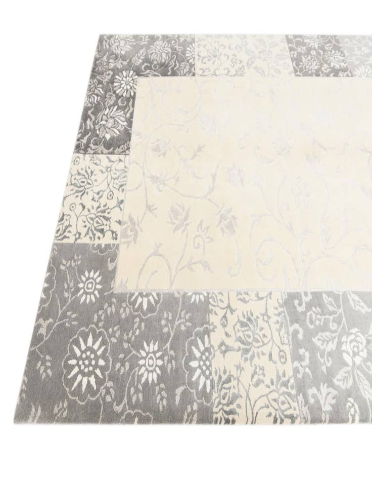 Detail image of  6' 8 x 10' 5  Hand Knotted Darya Wool Rug