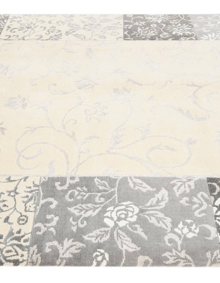 Detail image of  6' 8 x 10' 5  Hand Knotted Darya Wool Rug